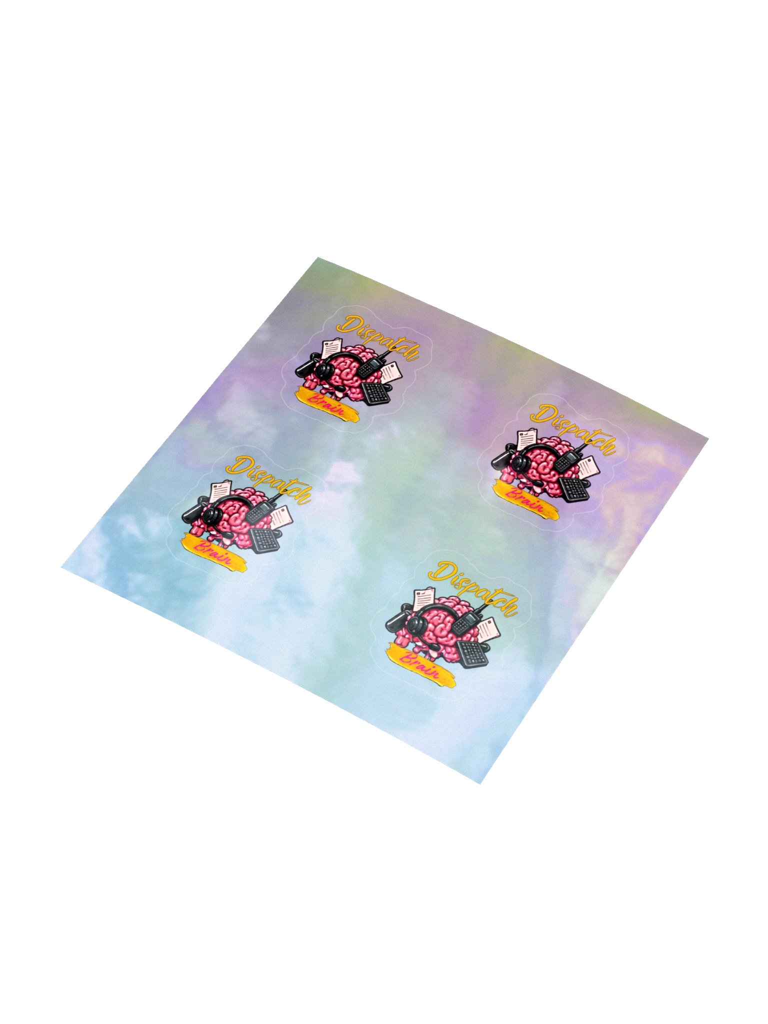 🧠 Dispatch Brain Holographic Sticker Sheet product image (3)