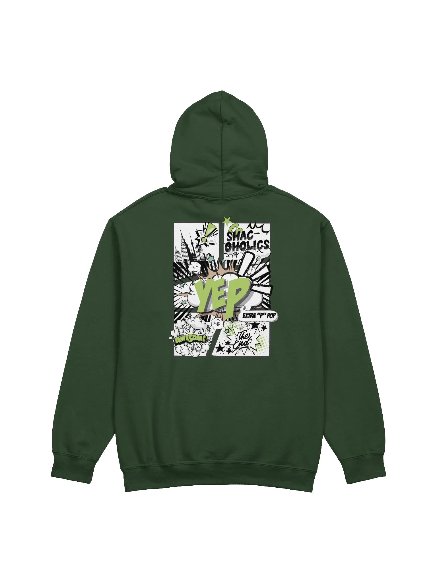 Explosive Green YeP Shac-oholics Hoodie product image (13)