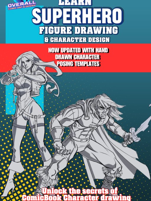 Superhero Figure Drawing and Design UPDATED product image (1)