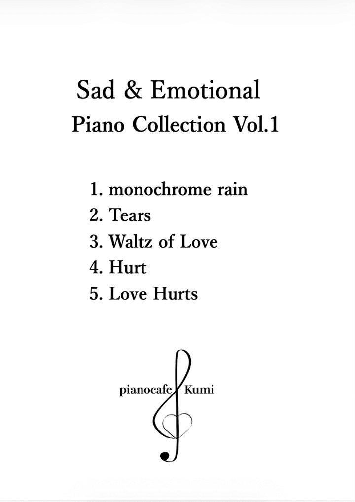 Sad & Emotional Piano Collection Vol.1-Piano Sheet Music Collection product image (2)