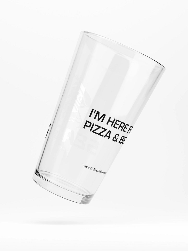 Seagles Here for Pizza & Beer Pint Glass product image (1)