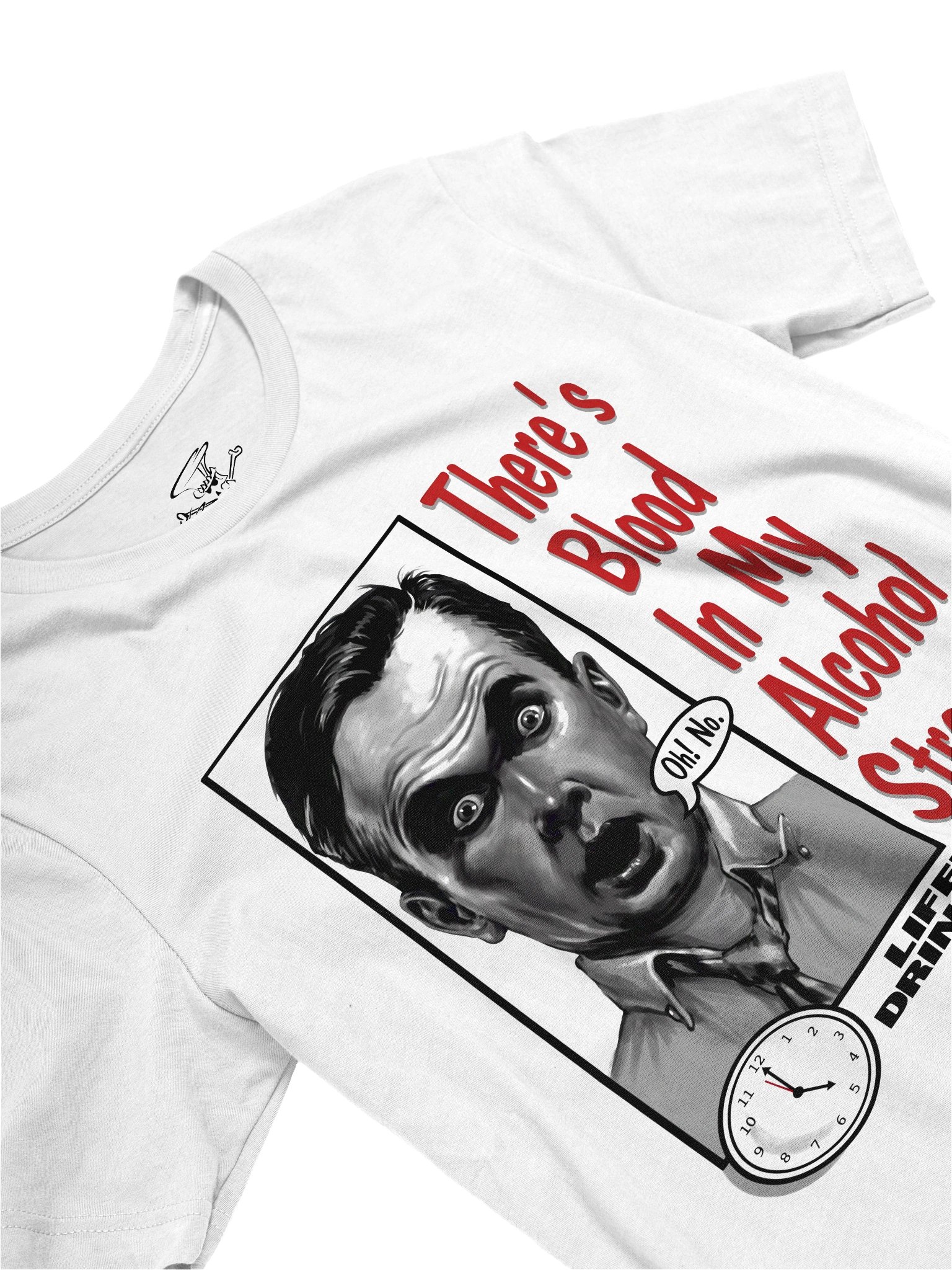 THERE'S BLOOD IN MY ALCOHOL STREAM TEE product image (1)