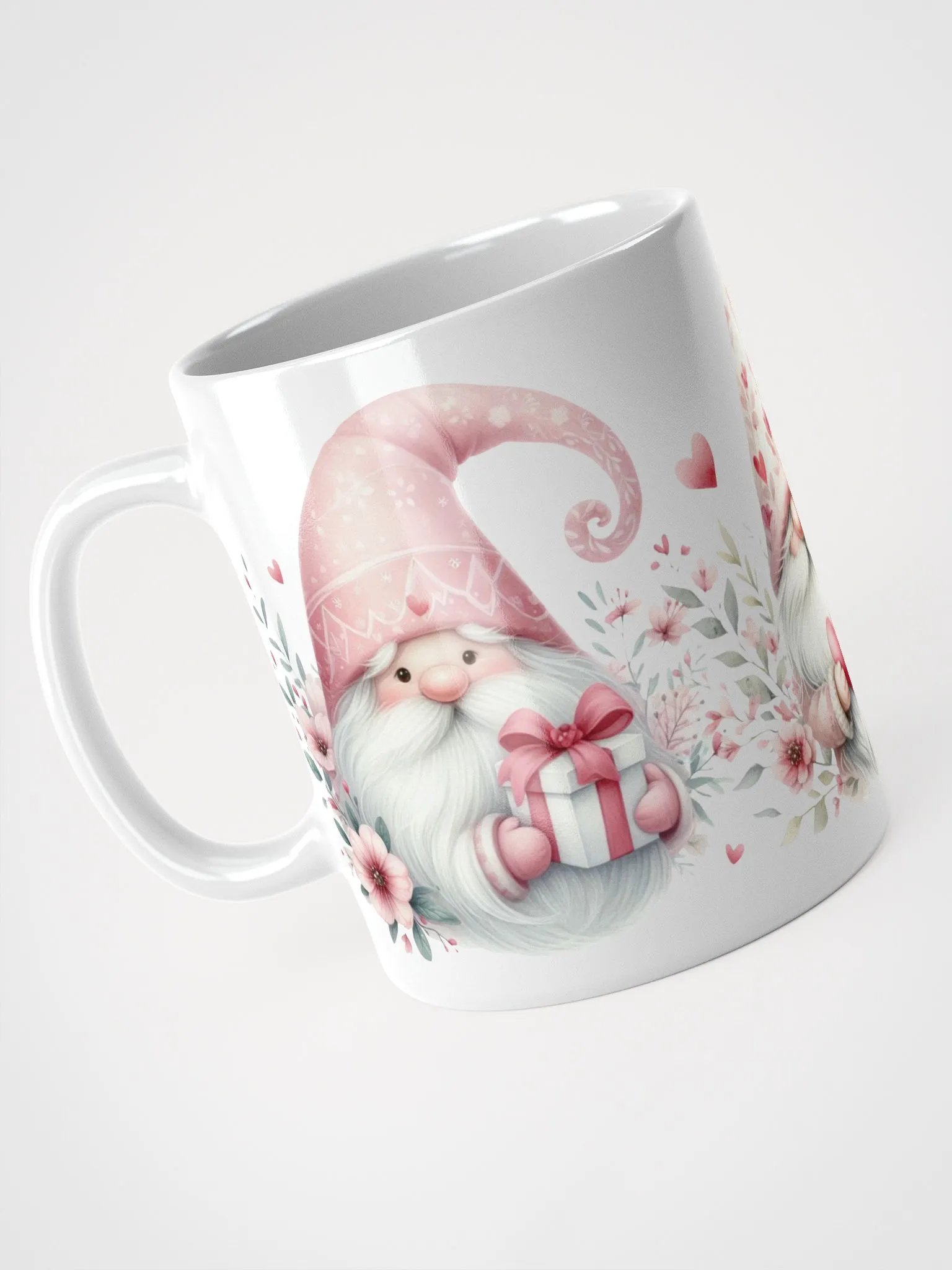 Valentine Love Pink Gnome Mug product image (1)
