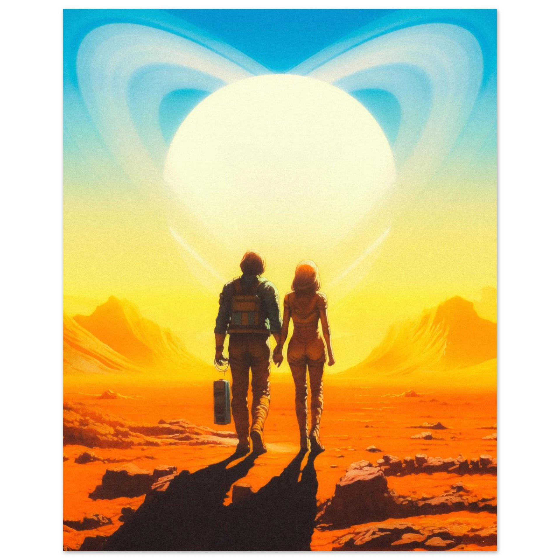 Saturn Love Wall Art product image (1)