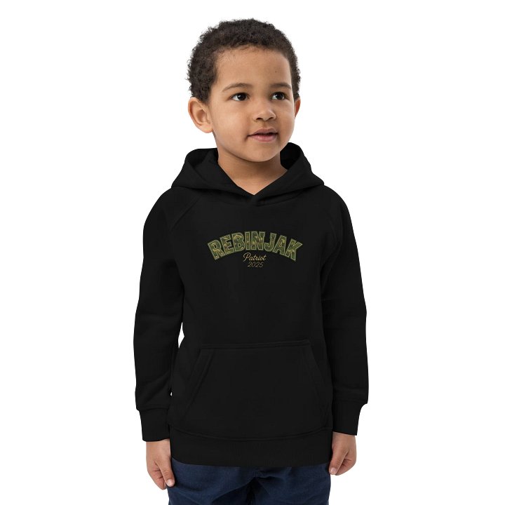 REBINJAK Patriot 2025 Kids Eco Hoodie product image (1)