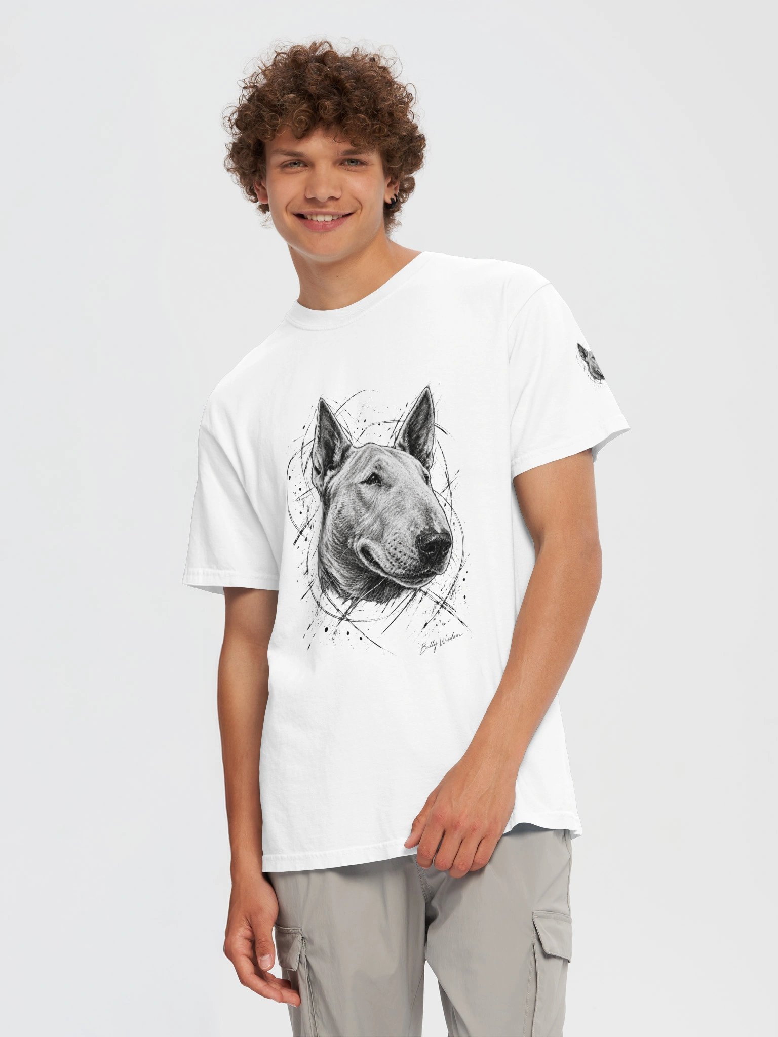 Bull Terrier portrait tee product image (5)