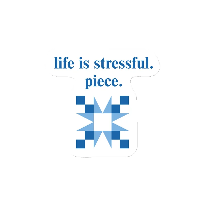 life is stressful. piece. Magnet product image (2)