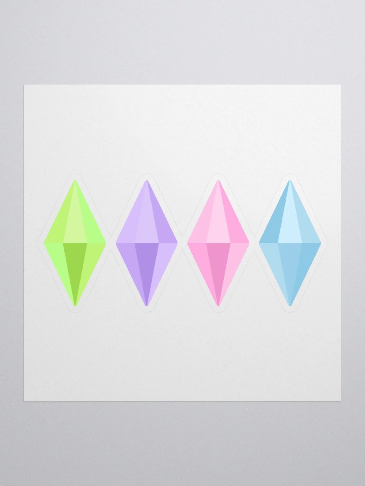 Pastel Plumbob Sticker product image (2)