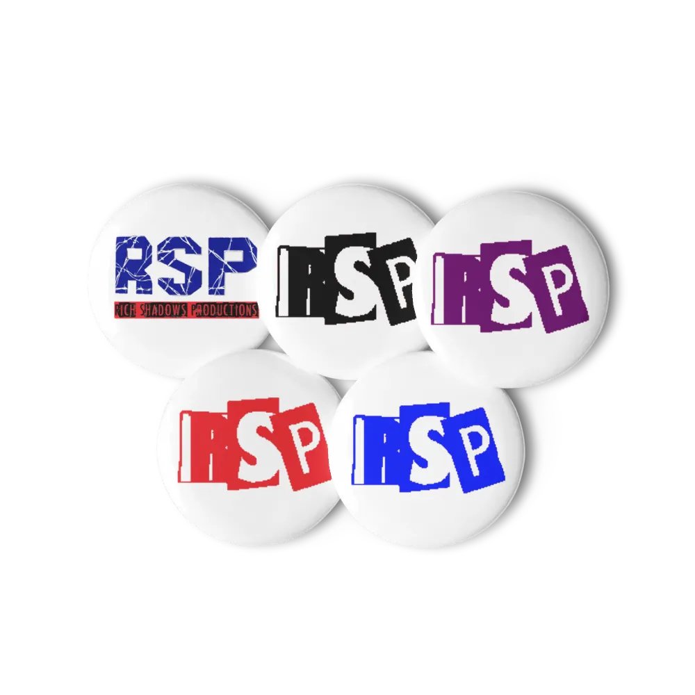 Stenciled RS Pin Button Set product image (3)