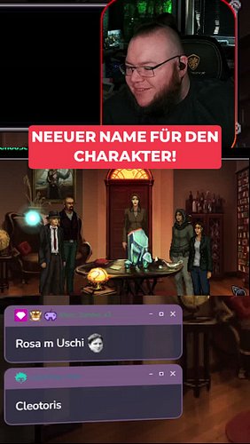 Mein Chat hat den Charakter umbenannt... 😭 

In Unavowed können wir unseren Namen wählen. Nach „Crystal Ball“ entscheidet sic...