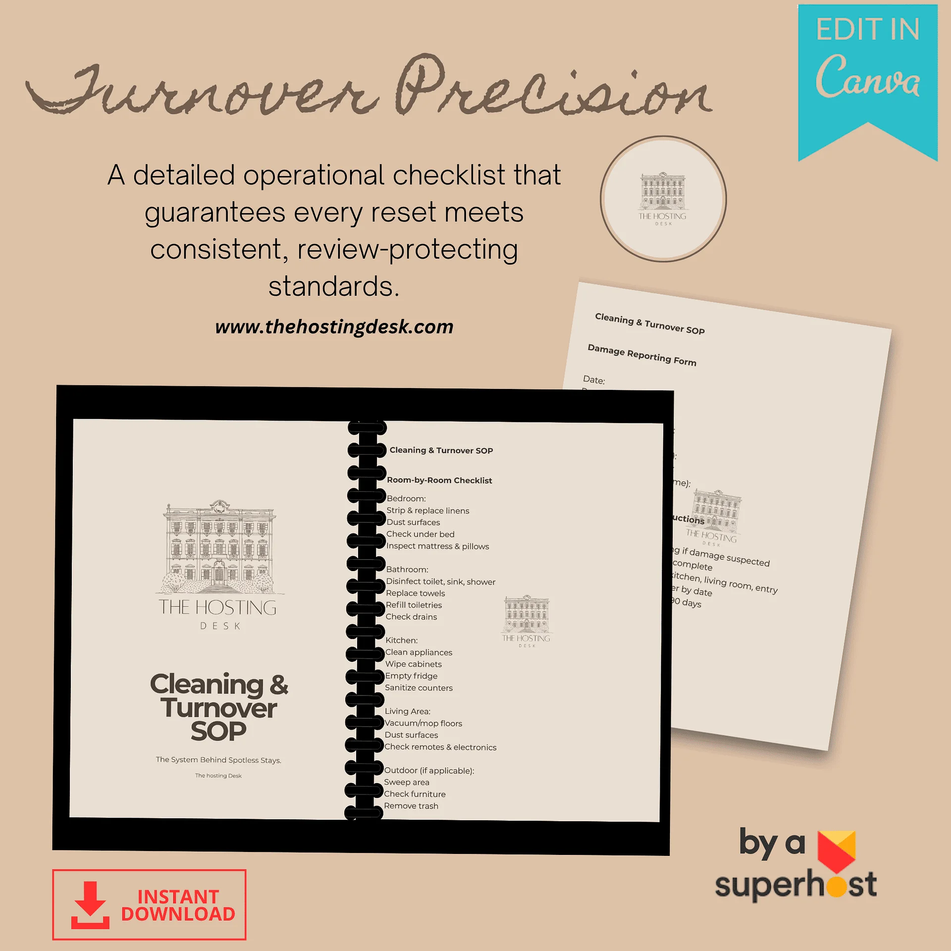 Property Manager & Co-Host Professional Operations Manual™ product image (4)