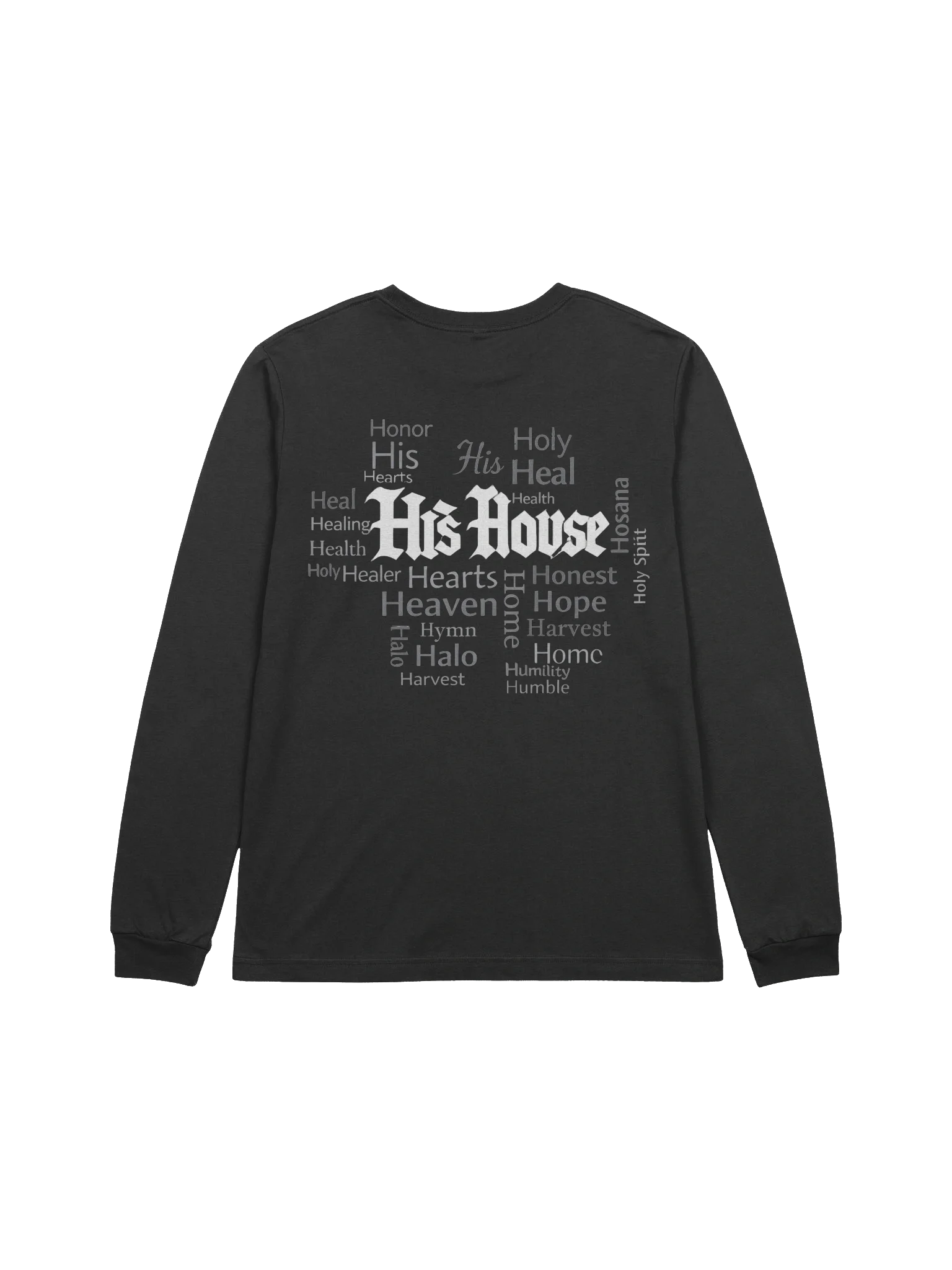 His House Unisex "Heavenly H" Supersoft Long Sleeve T-Shirt by His House