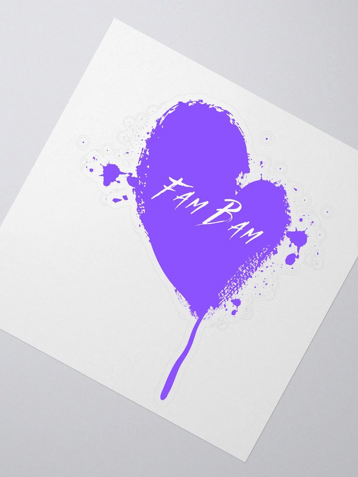 FB Purple Heart Sticker product image (2)