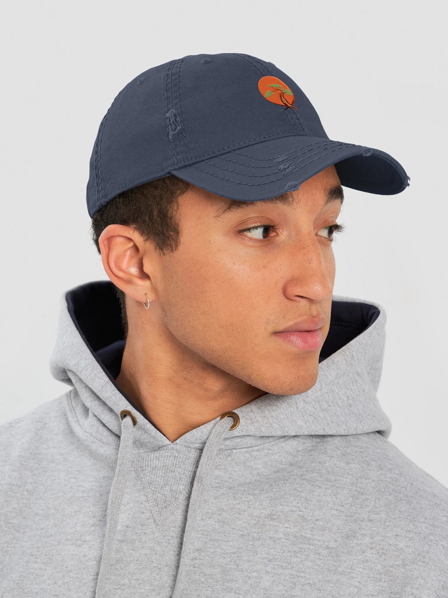 Exotic Tree Orange Circle Dad Hat product image (7)