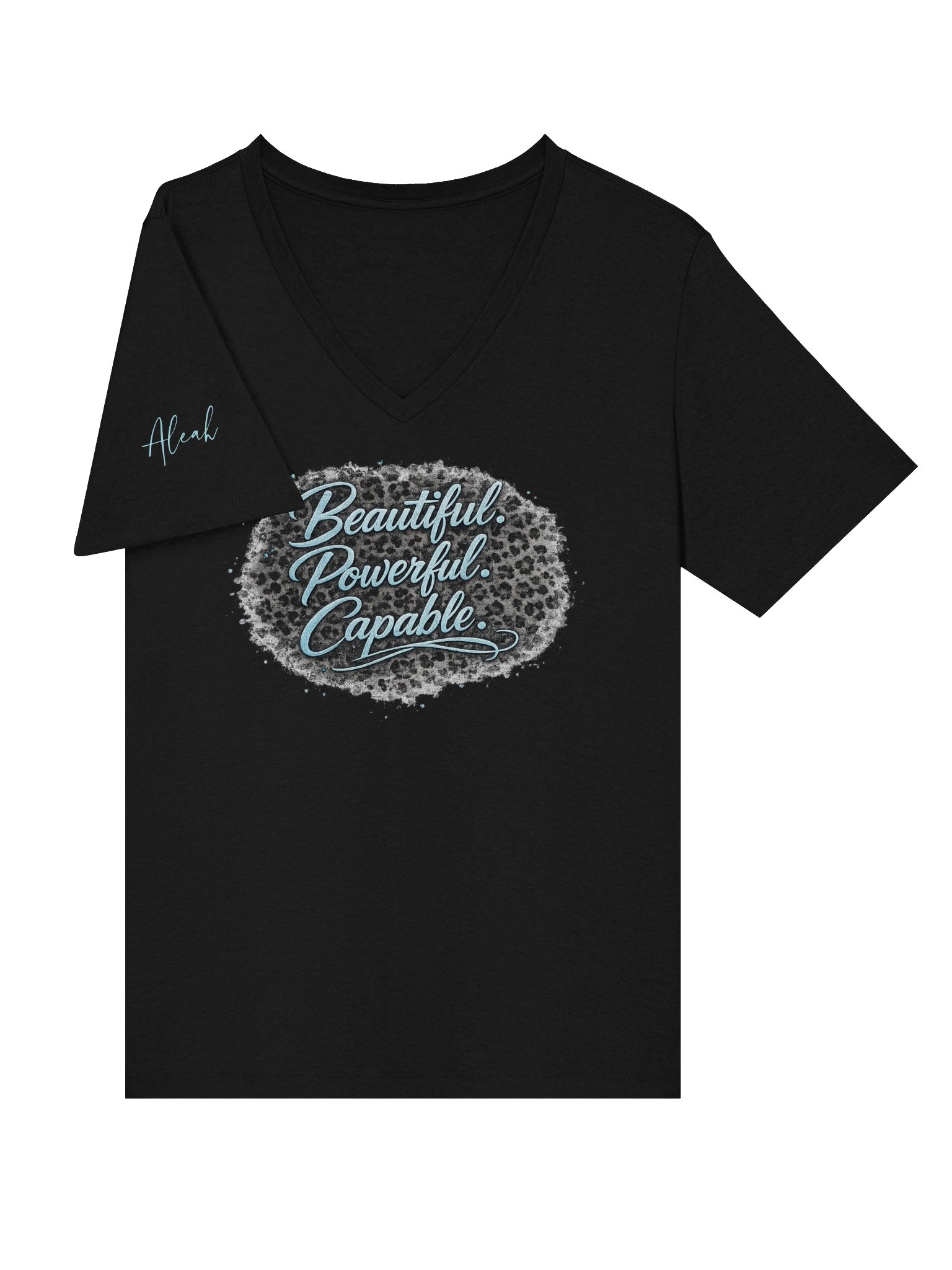 Beautiful. Powerful. Capable. V-Neck Tee product image (3)