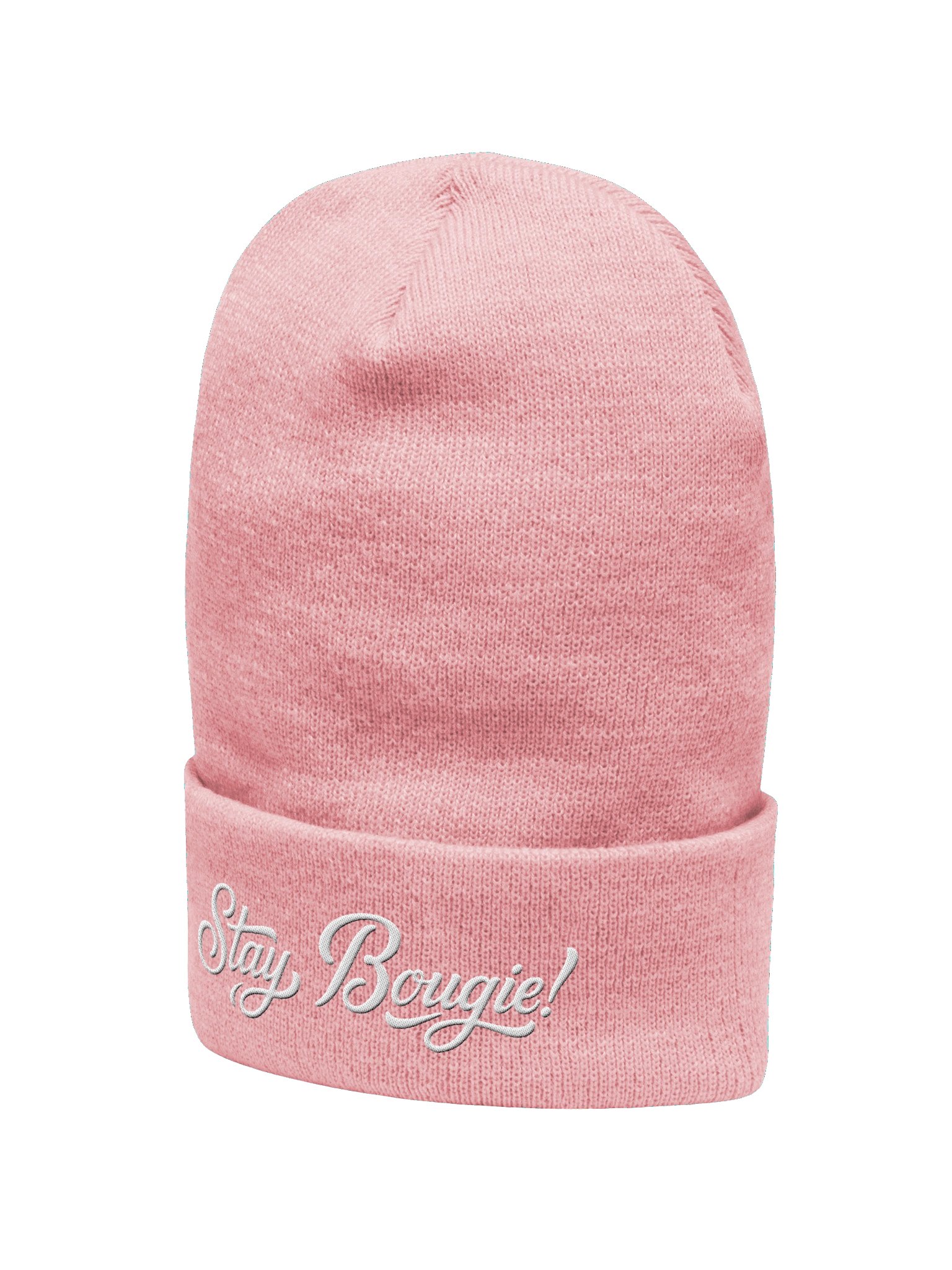 Stay Bougie! Embroidered Cuffed Beanie – Soft & Cozy Unisex Accessory for Everyday Elegance product image (10)