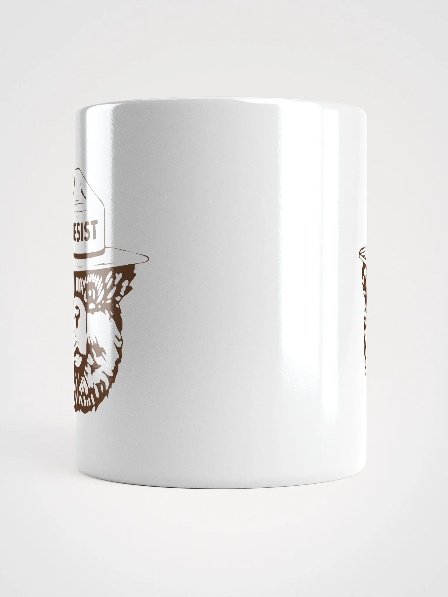 Smokey RESIST BEAR Ceramic Coffee Tea Mug Cup Cafe product image (5)