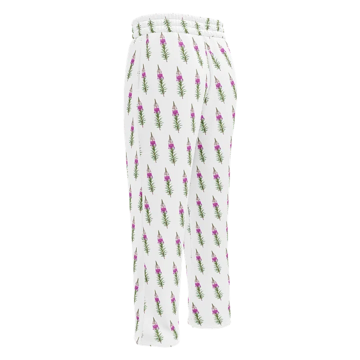 "FIREWEED" ALL-OVER PATTERNED WIDE LEG JOGGERS product image (2)