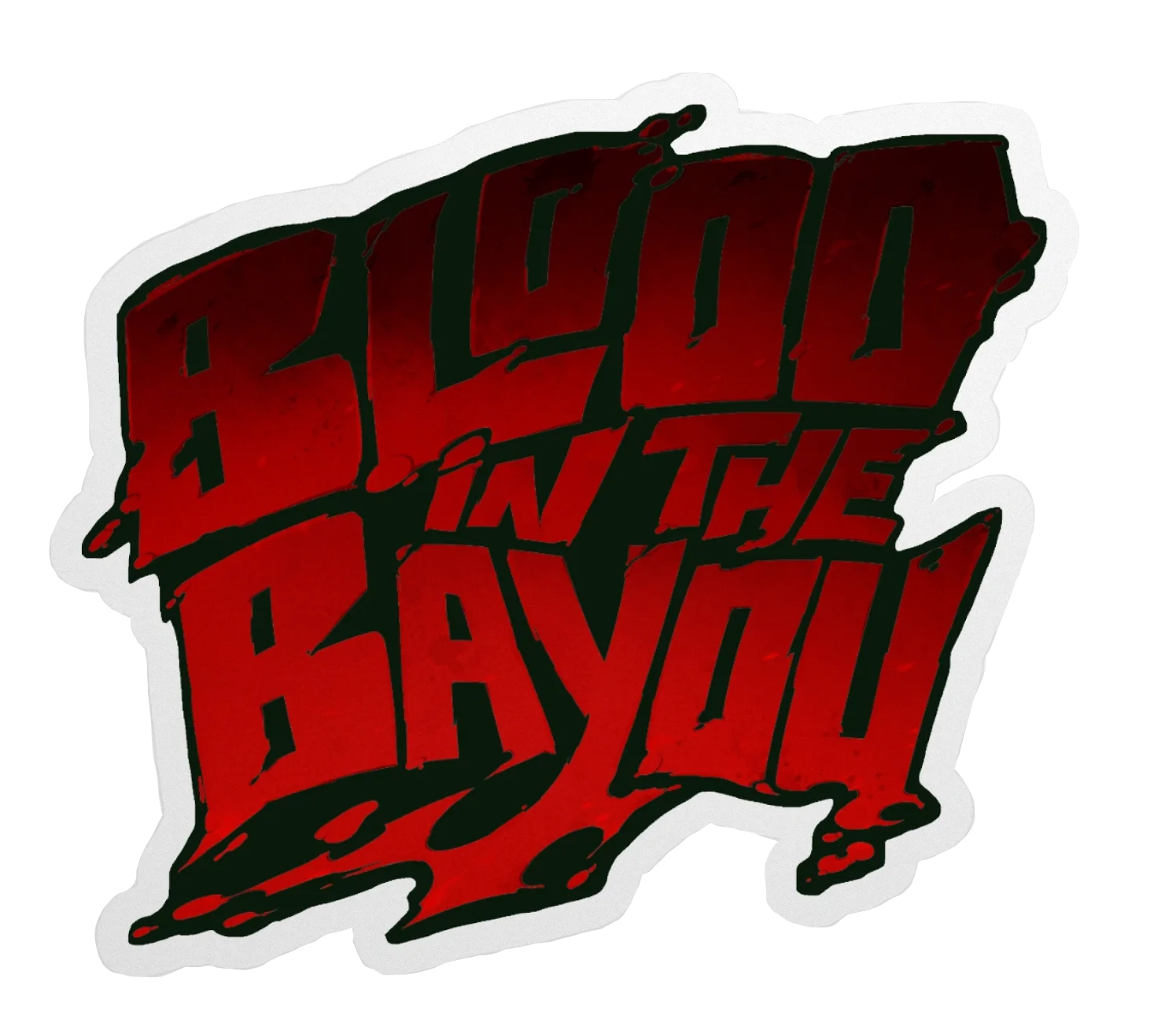 Blood in the Bayou Sticker Logo product image (1)