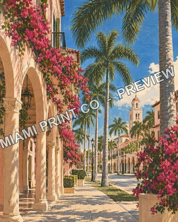 Coral Gables | Framed Art Print product image (261)