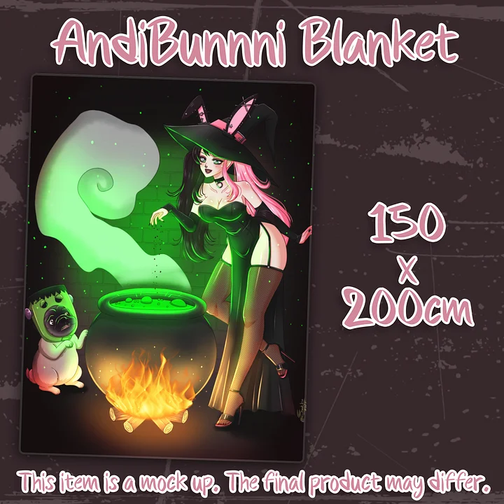 AndiBunni Halloween Blanket [PREORDER] product image (2)