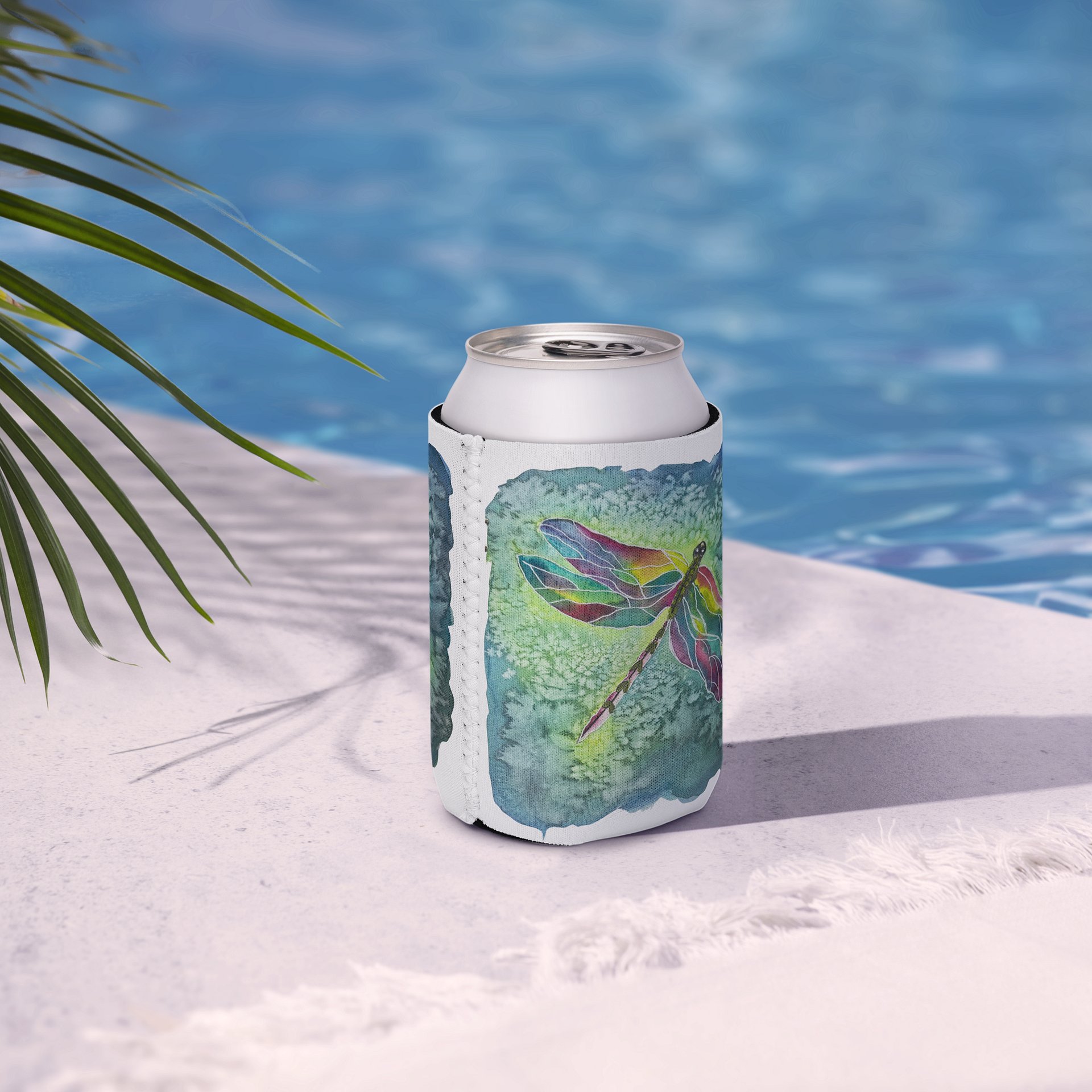 Vibrant Dragonfly Can Cooler product image (7)
