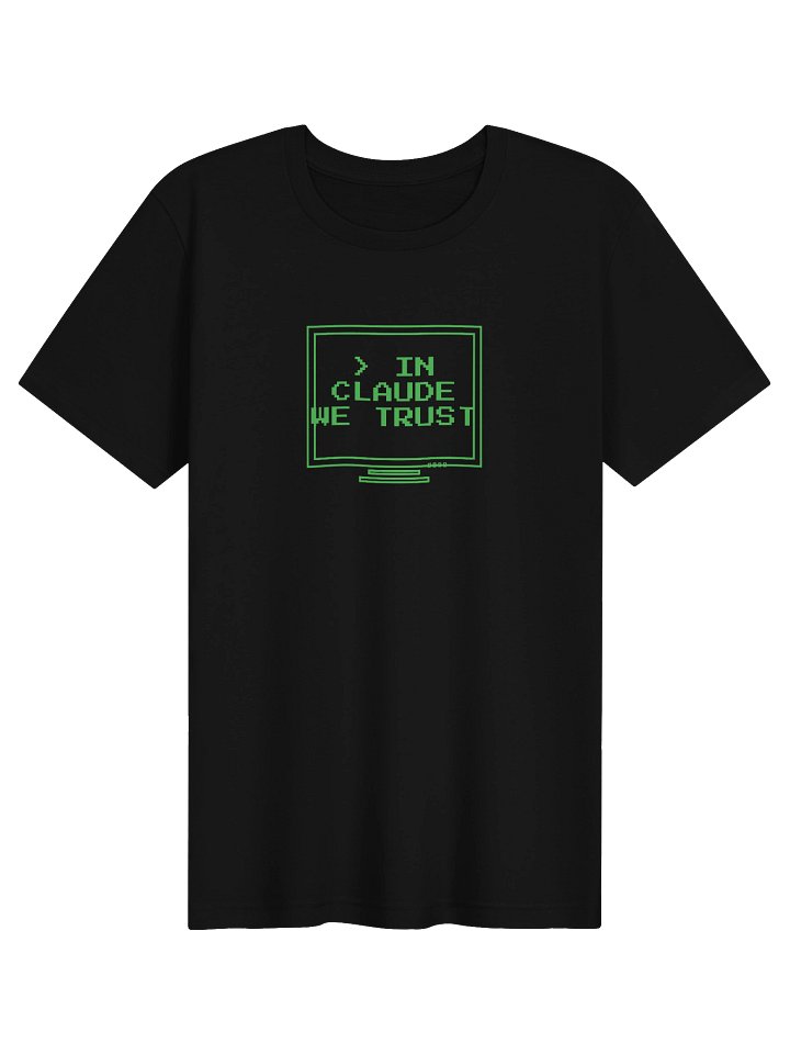Terminal In Claude We Trust Tee product image (1)