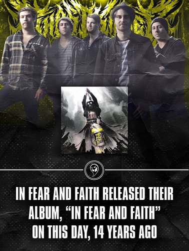 In Fear and Faith released their self-titled album on this day 14 years ago. Including fan favorites like “A Creeping Dose,” ...