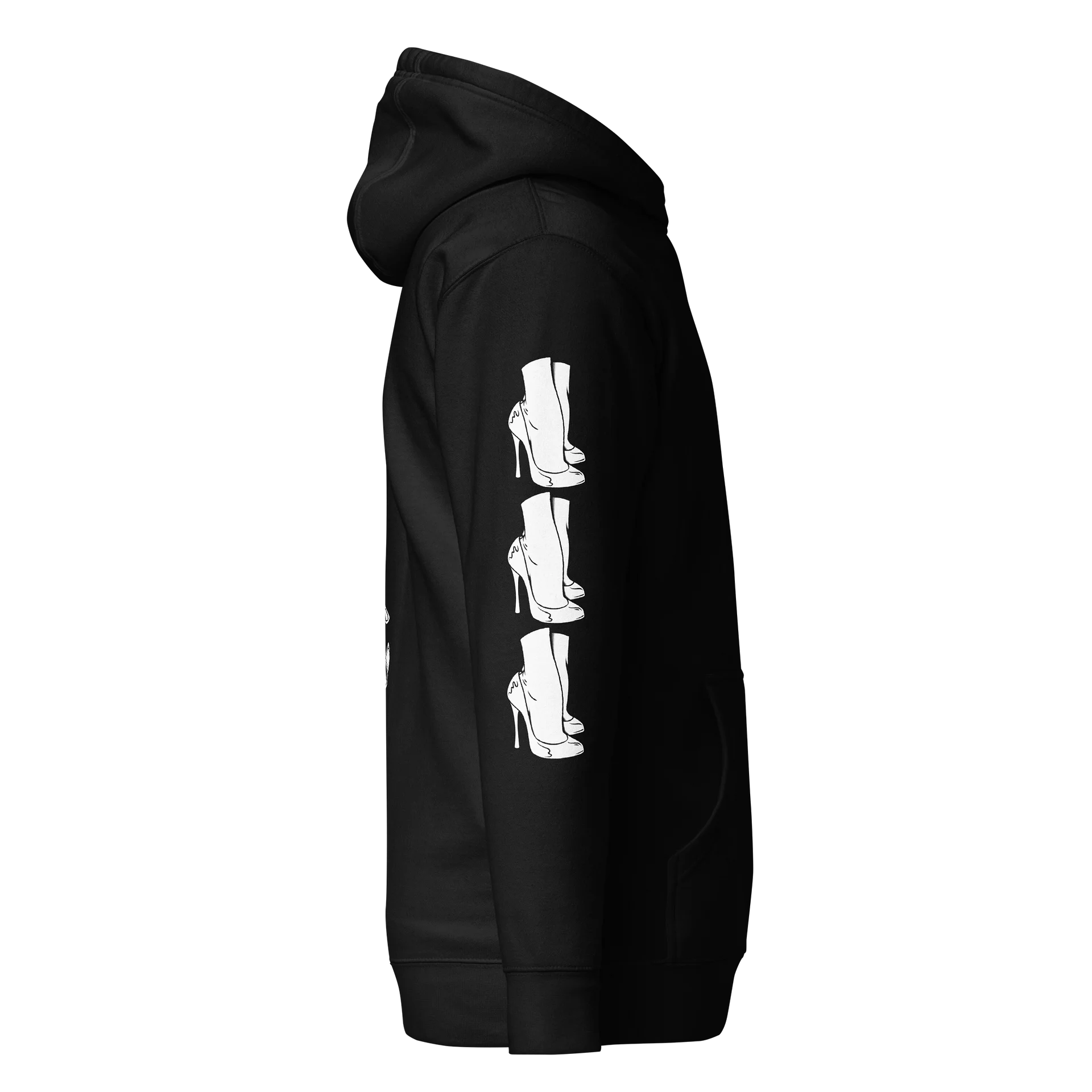 Violet hoodie - white product image (2)