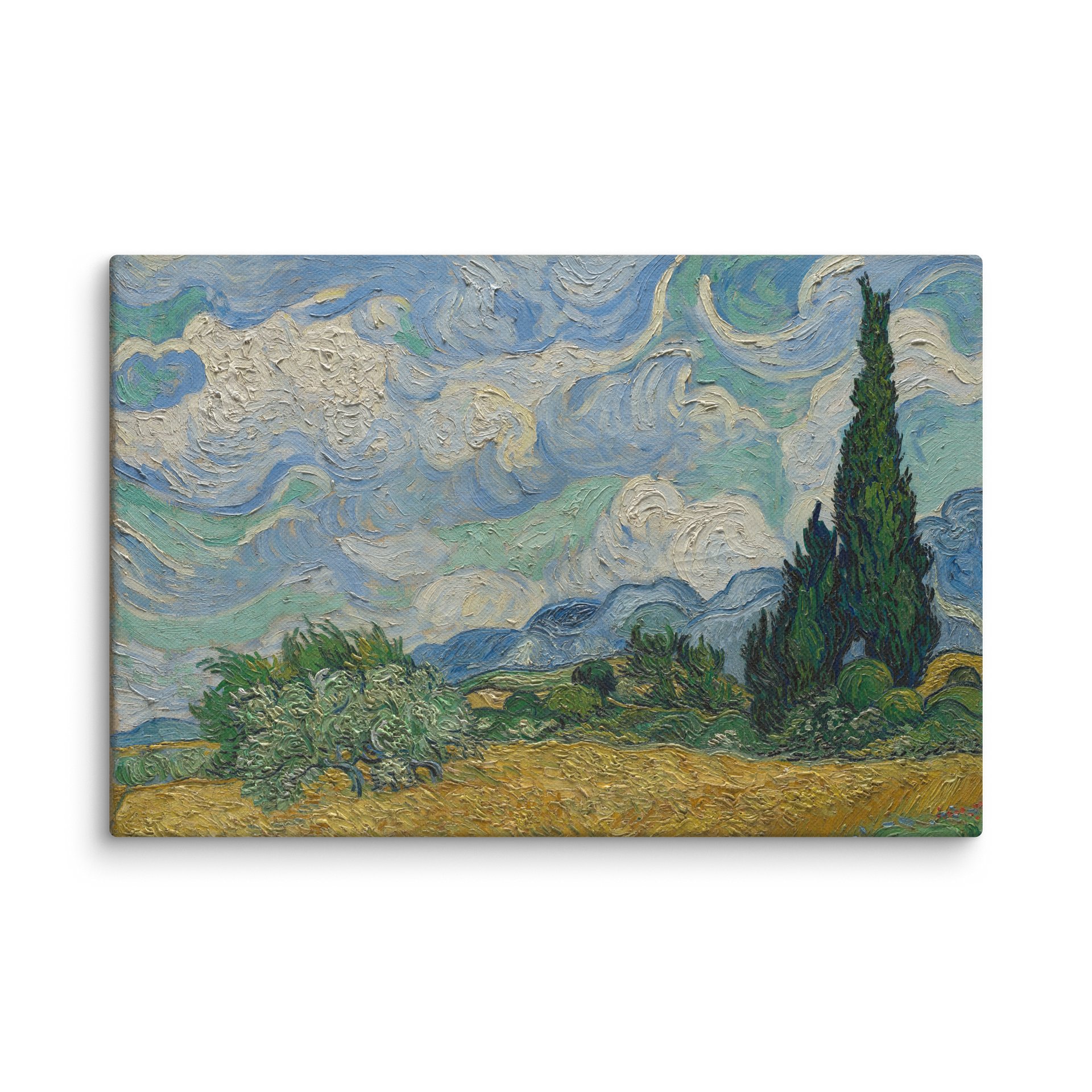 Wheat Field with Cypresses (Vincent van Gogh) Canvas product image (2)