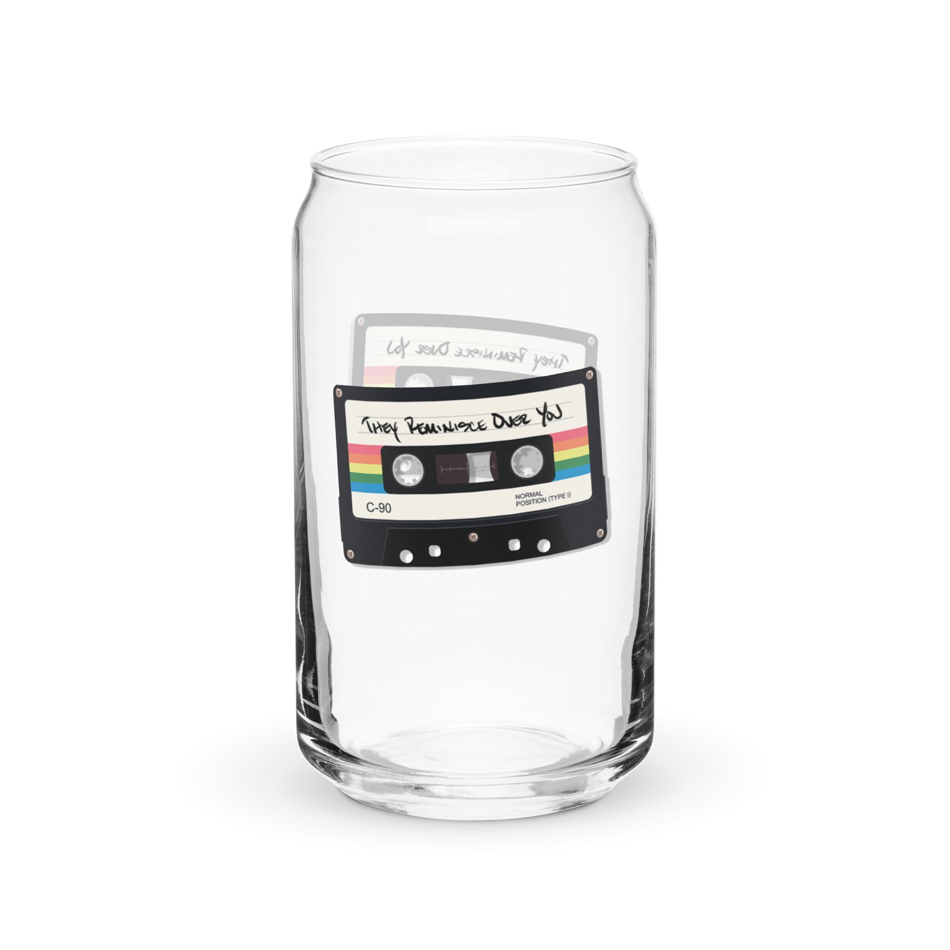 They Reminisce Over You Can-Shaped Glass (optional Lid and Straw) product image (1)