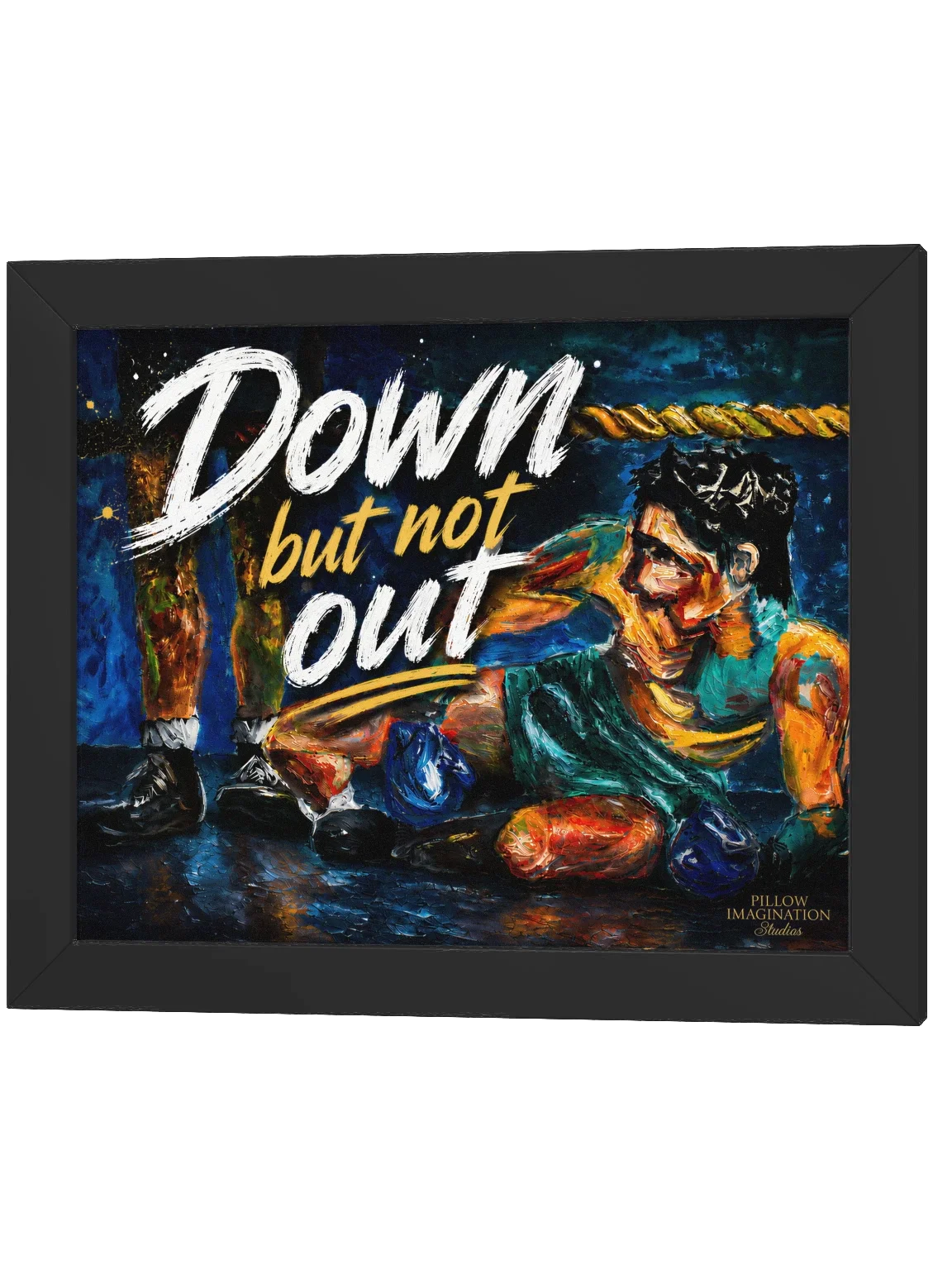 Down But Not Out — Framed Print product image (1)