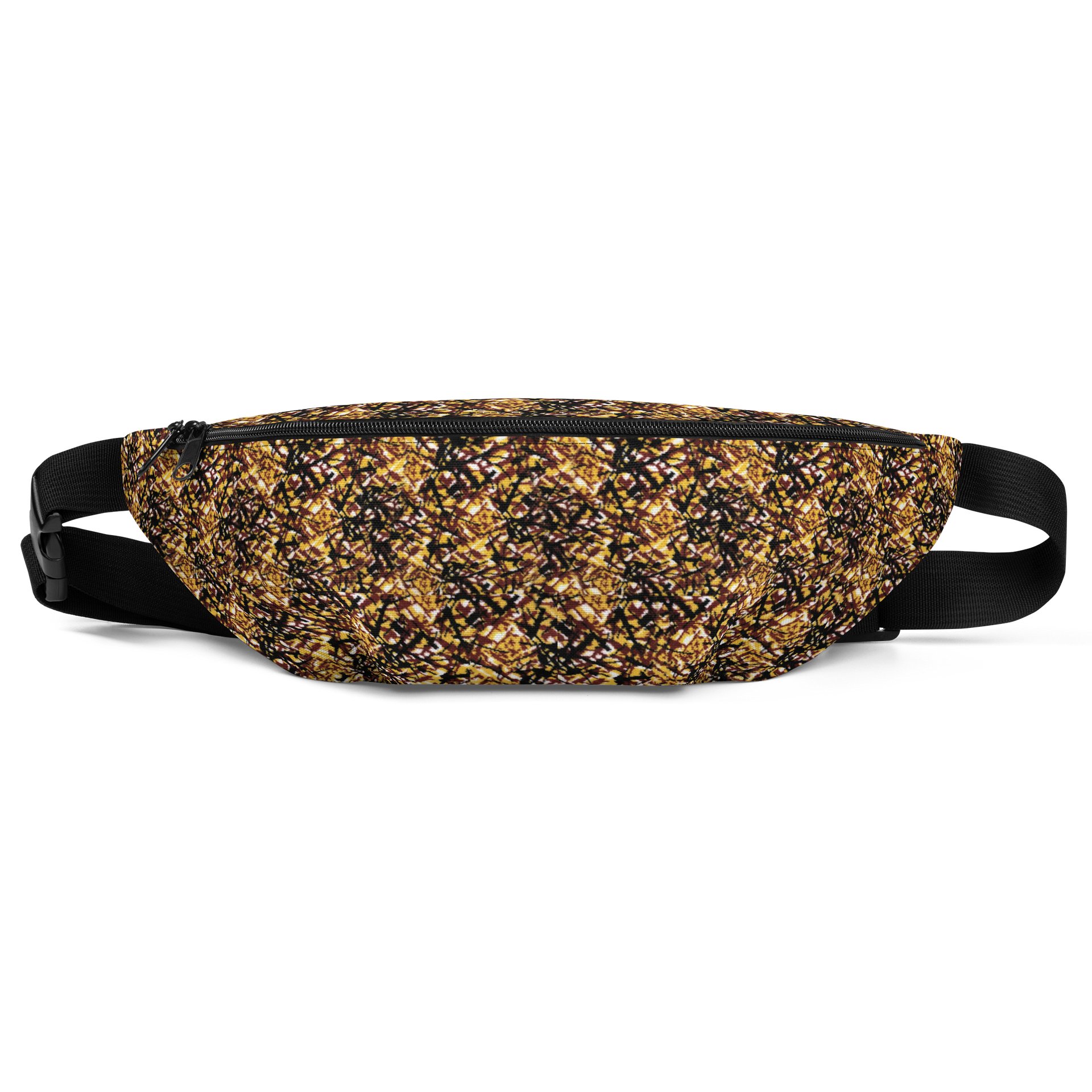 Waist Bag Yellow Plush Danish Style Pattern product image (1)