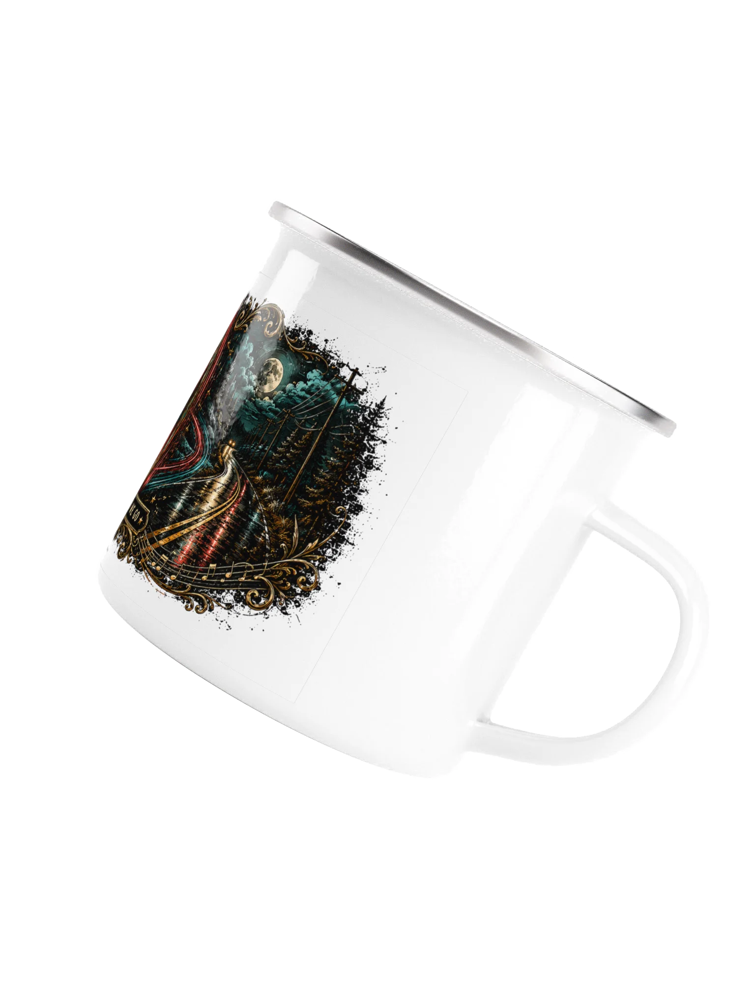 Round & Round Retro Country-Soul Enamel Mug product image (5)