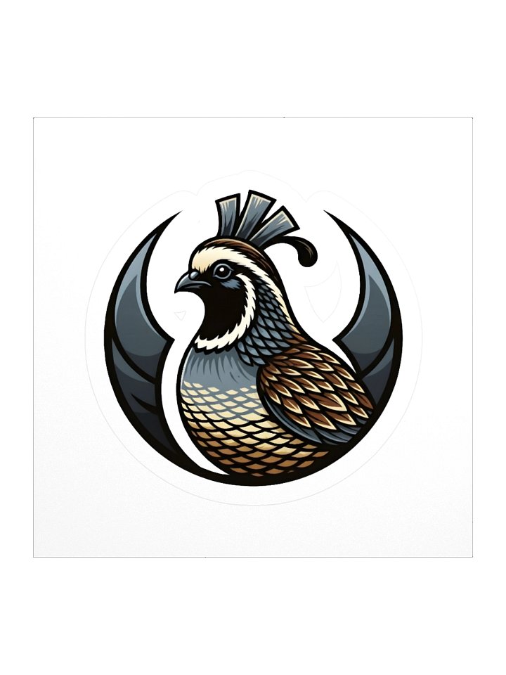 Rebel Quail Kiss Cut Stickers product image (1)