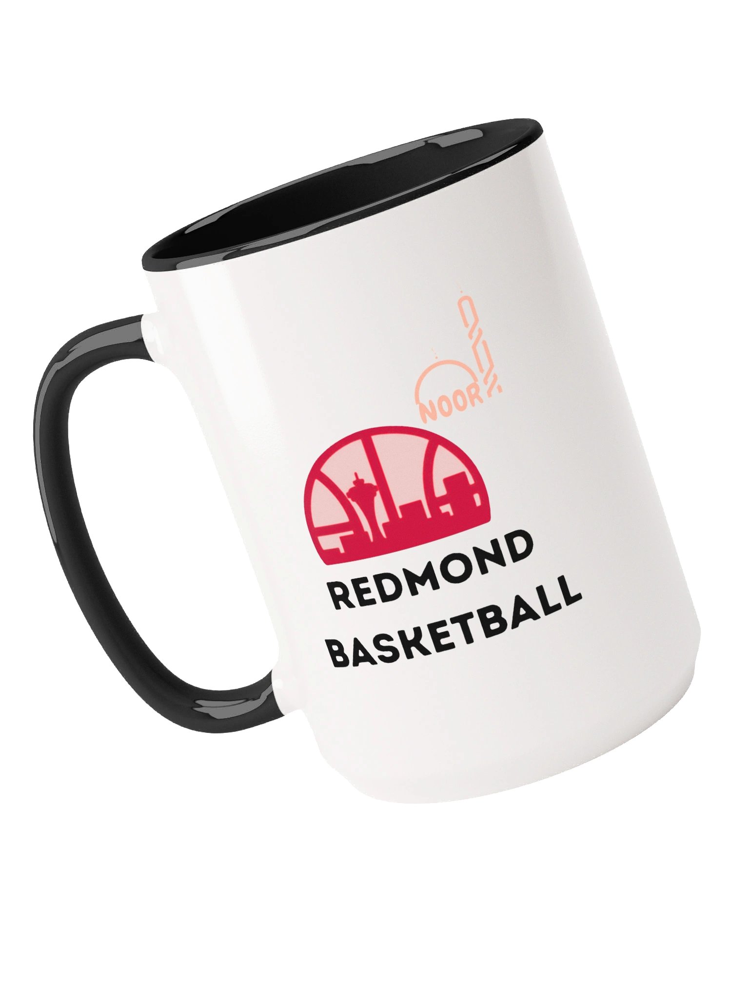 Noor Varsity Basketball Skyline Silhouette Ceramic Mug product image (11)