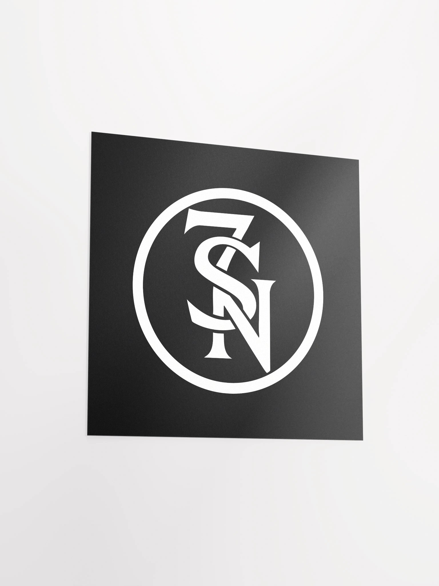 Seven Shades of Nothing White Logo on Enhanced Matte Poster product image (3)