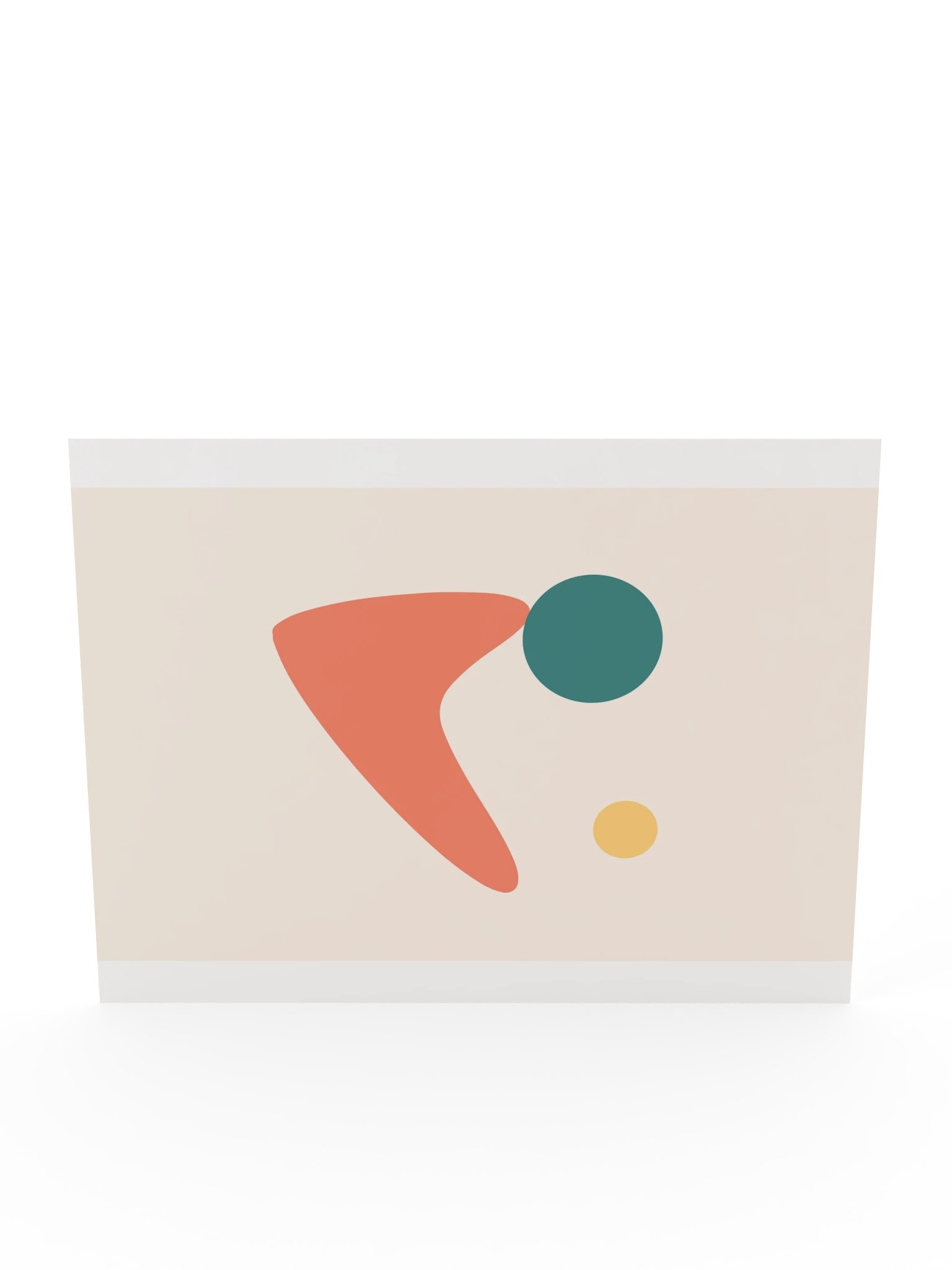 Coral Boomerang Print | Retro Bathroom Wall Art product image (12)