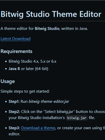toavn's bitwig 6 theme product image (2)