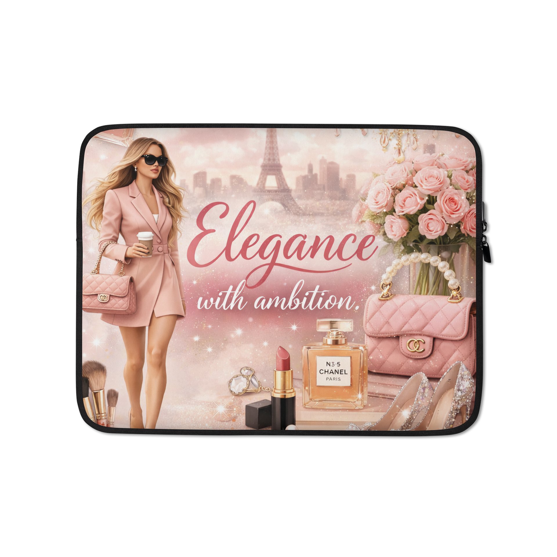 Eiffel Elegance Laptop Sleeve product image (1)