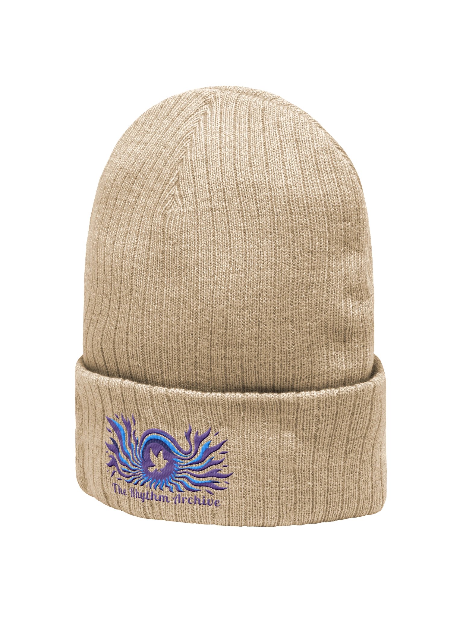 "Dove Wave" Eco Ribbed Beanie product image (2)