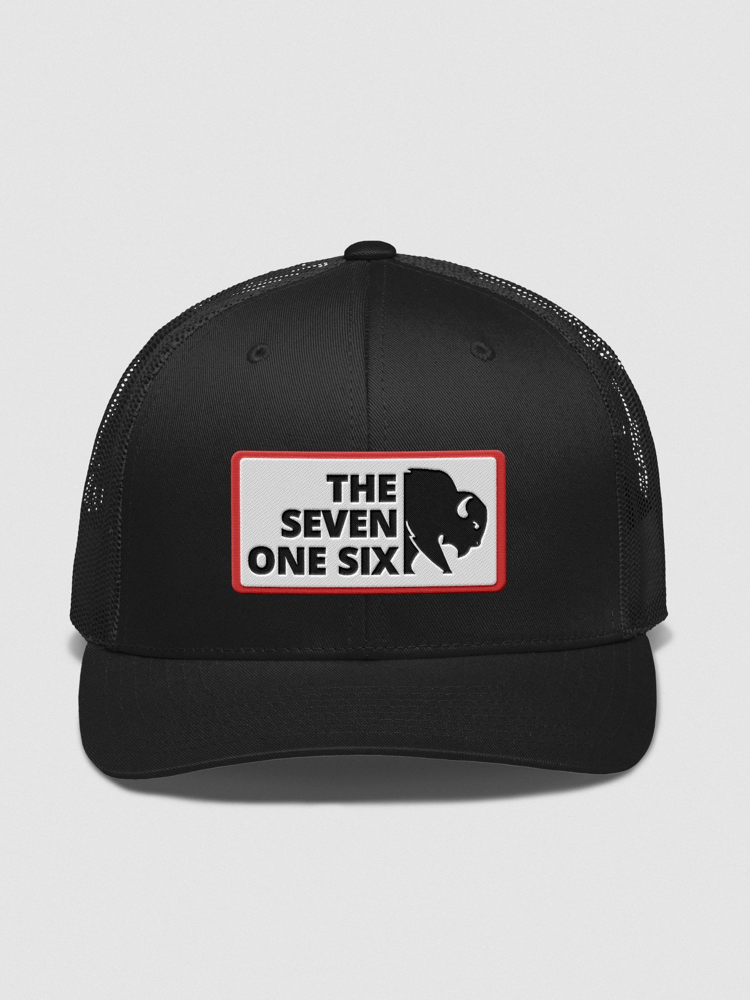 Buffalo Trucker Hat - The Seven One Six Edition BLACK product image (1)