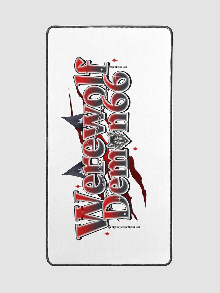 Werewolfdemon66 Logo Desk Mat product image (2)