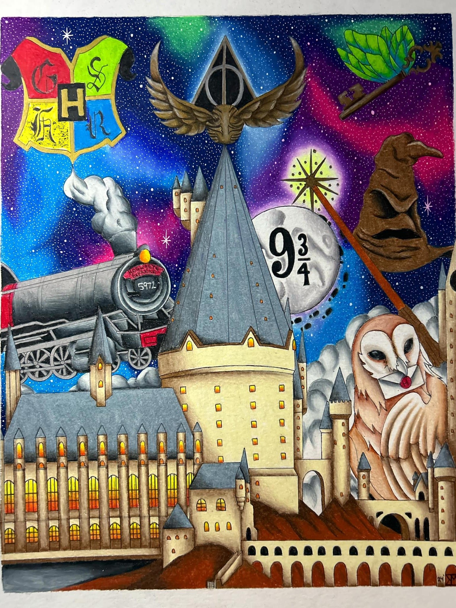 Off to Hogwarts Original product image (1)