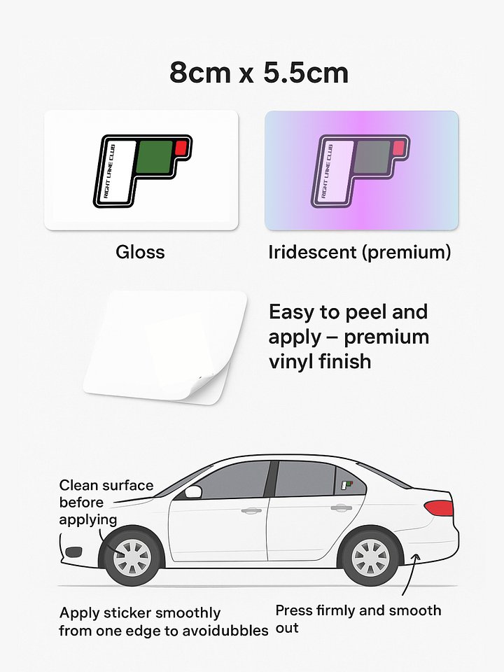 RLC Originals "Icon" Sticker - Gloss product image (2)