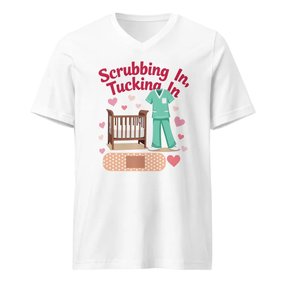medical dads, medical moms Heartfelt Scrubs V-Neck Tee product image (5)
