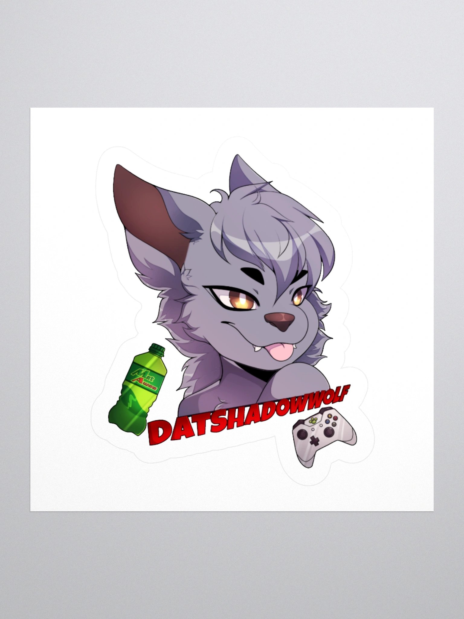 OG DatShadowWolf Sticker! product image (1)