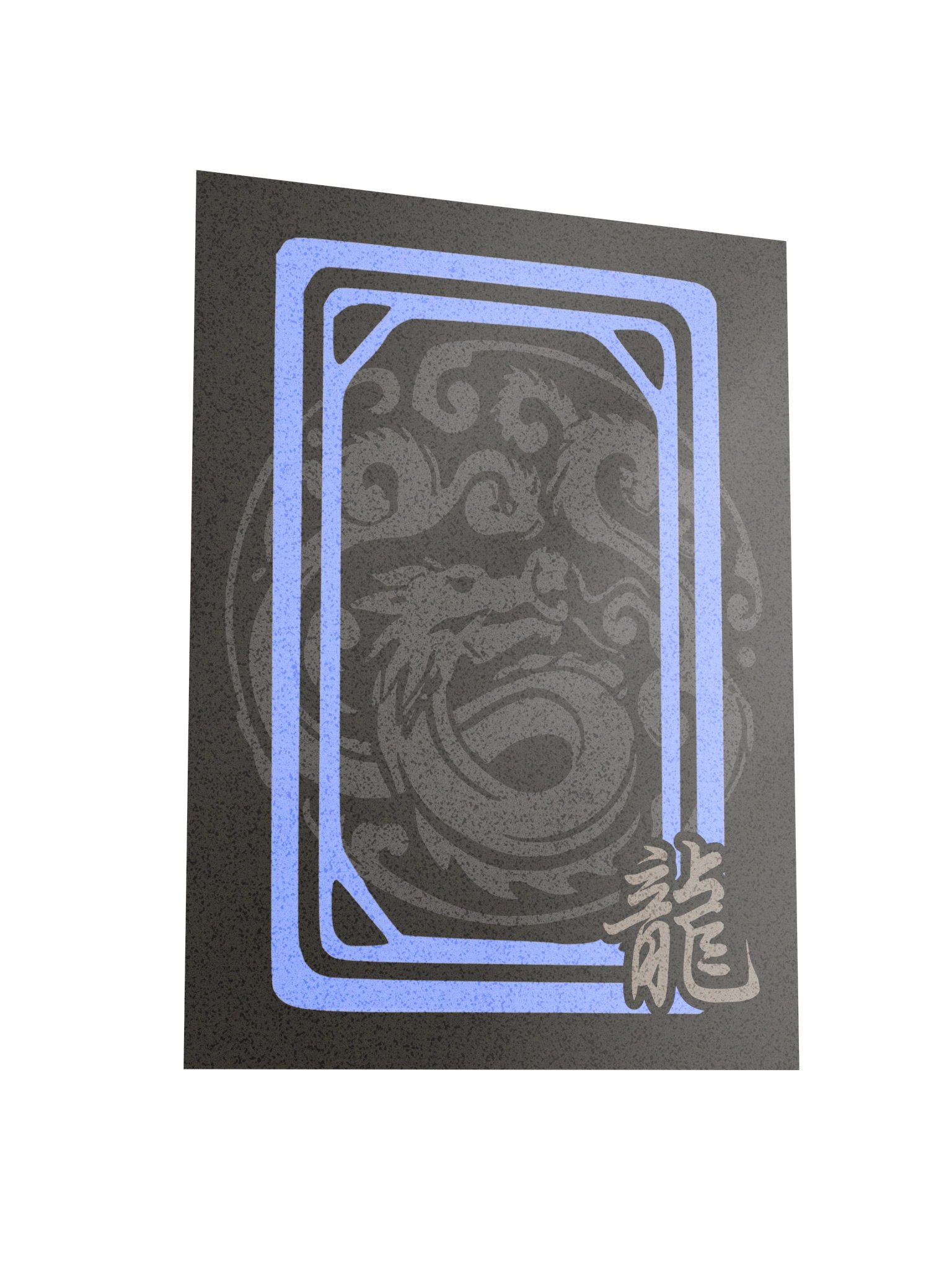 Mahjong White Dragon Board Game Room Poster - UNFRAMED product image (3)