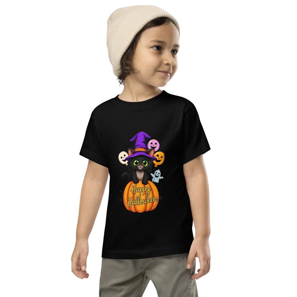 Witchy Sitting Pumpkin Cat T-shirt product image (7)