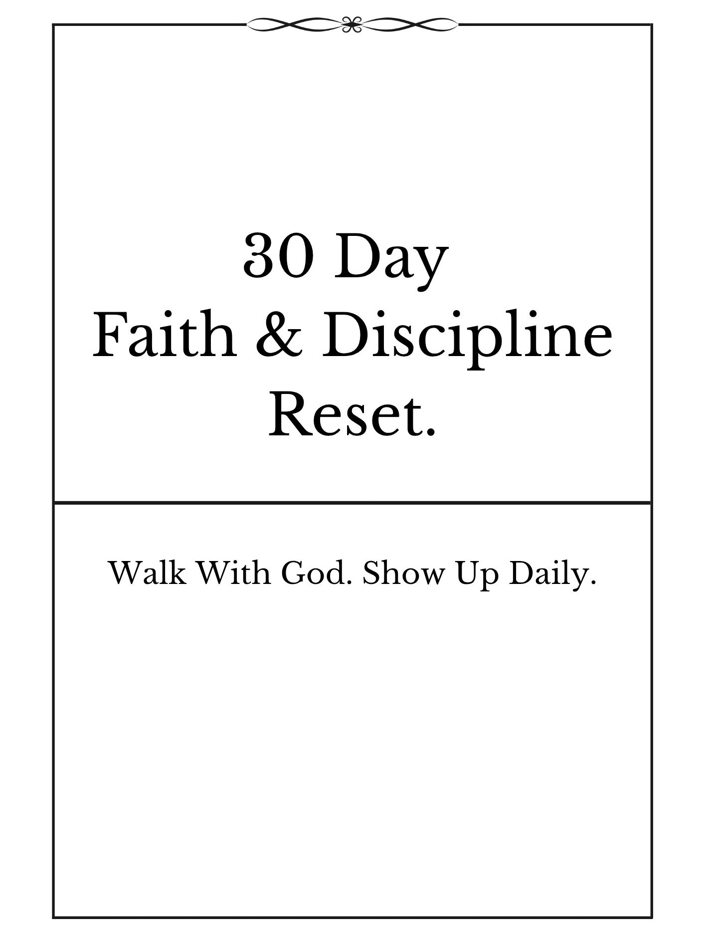 30-Day Faith & Discipline Reset PDF Guide product image (1)
